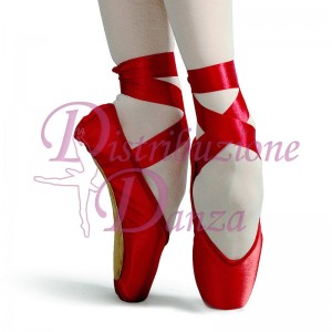«FOUETTE» POINTE SHOES RED